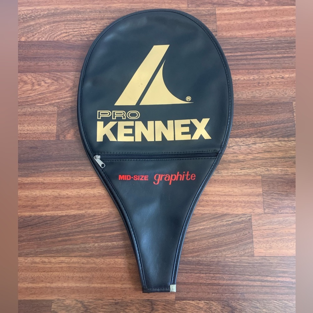 Pro Kennex Mid Size Graphite Glass Bronze Ace tennis racket official cover